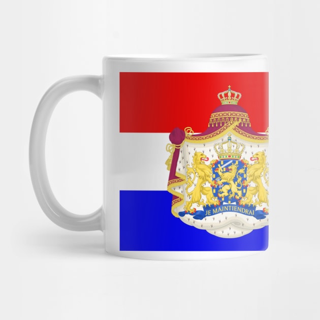 Dutch coat of arms flag by AidanMDesigns